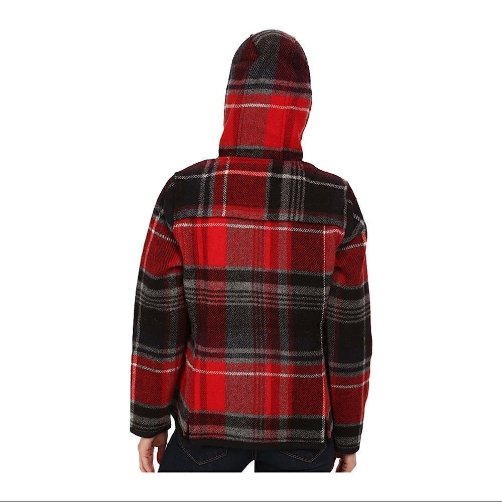 Woolrich Plaid Wool Peacoat (Medium) -> Woolrich Plaid Wool Peacoat (Medium) - Picture 4 of 15